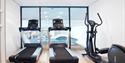 fitness room at Morgedal Hotel