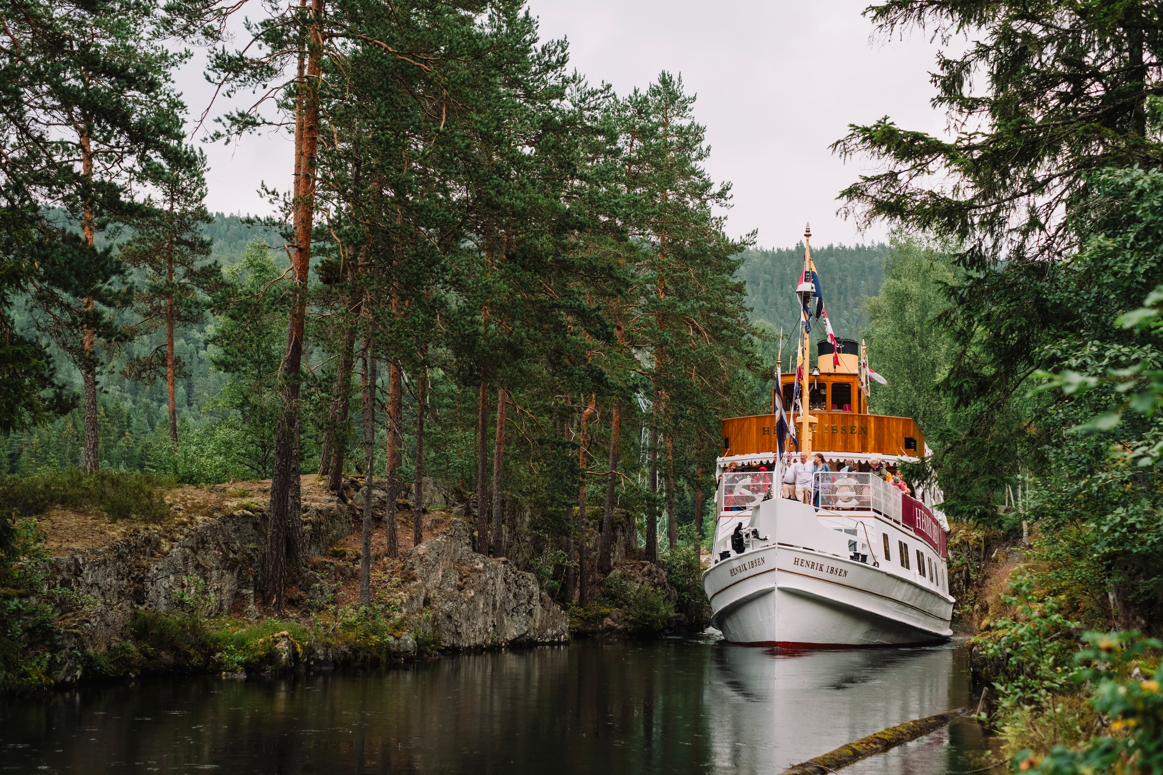 Panoramic views along the Telemark Canal