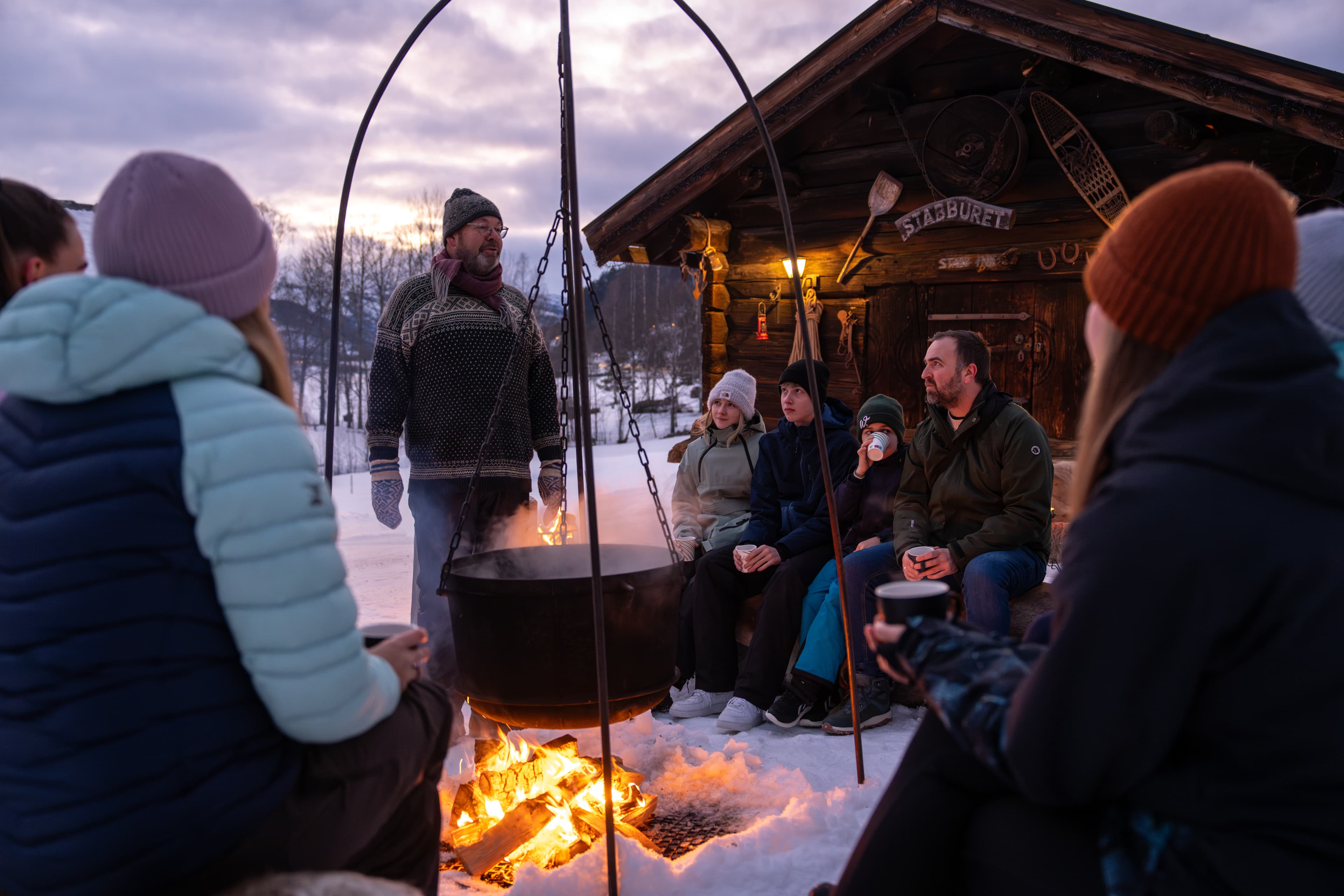Trapper’s Cabin Dinner in Vrådal - A winter experience