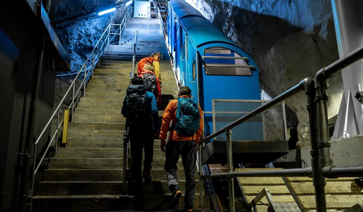 Take the Gaustabanen to the top