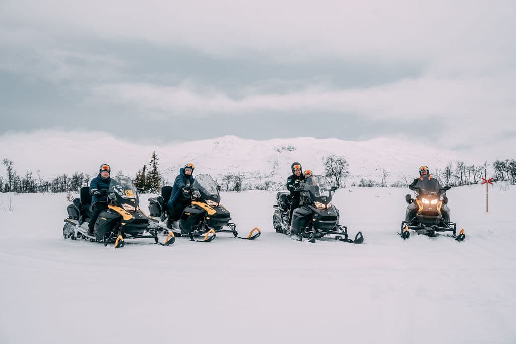 Snowmobile safari in Rauland