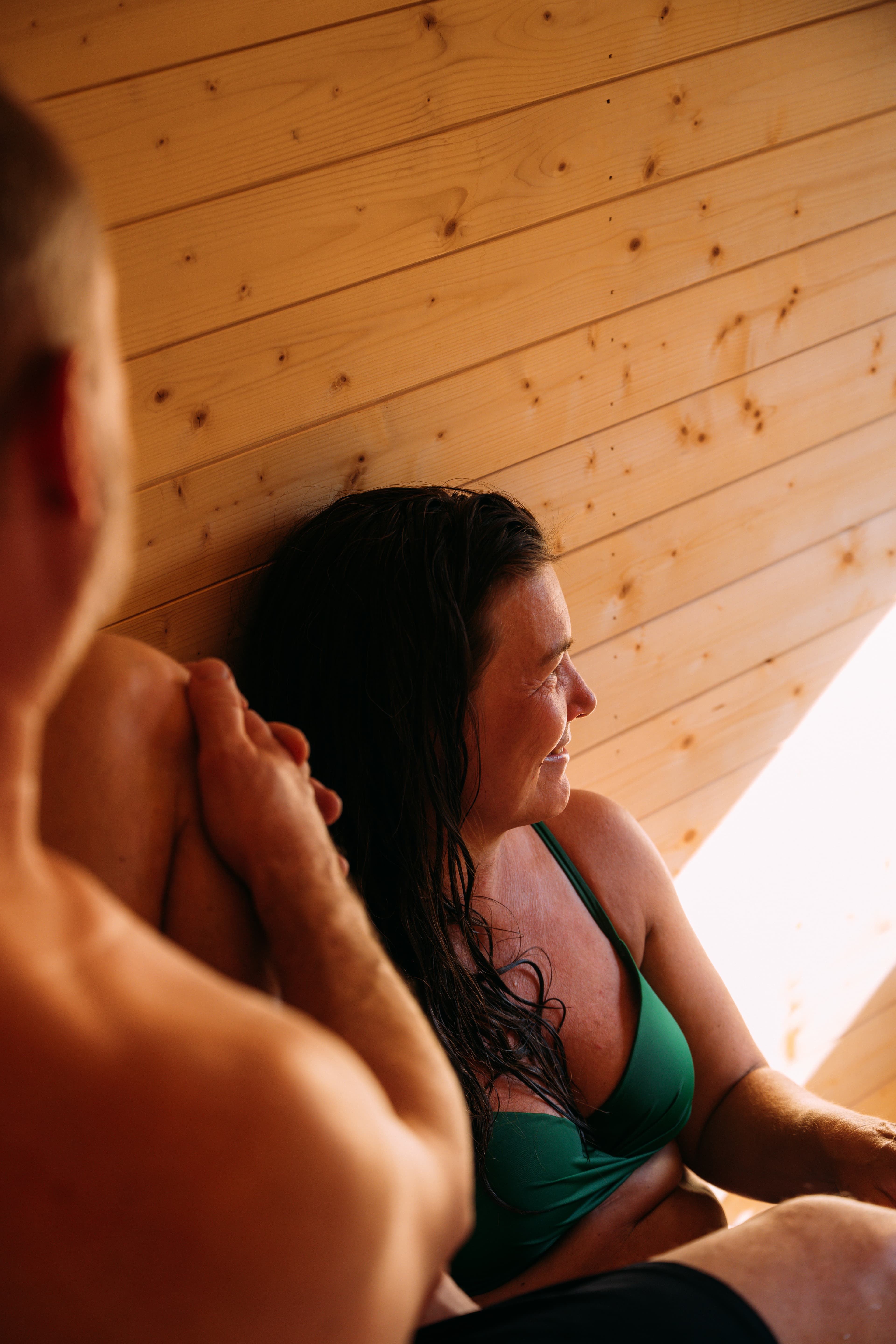 Shared Sauna Session in Skogens Rom Sauna