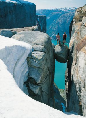 Kjeragbolten, Norway. Photo: Per Eide - Visitnorway.com