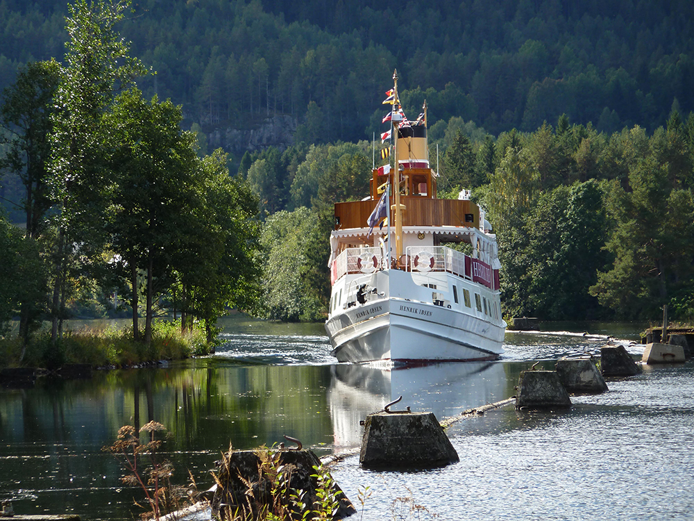 The Telemark Canal Boat tours in Skien, Skien Skien