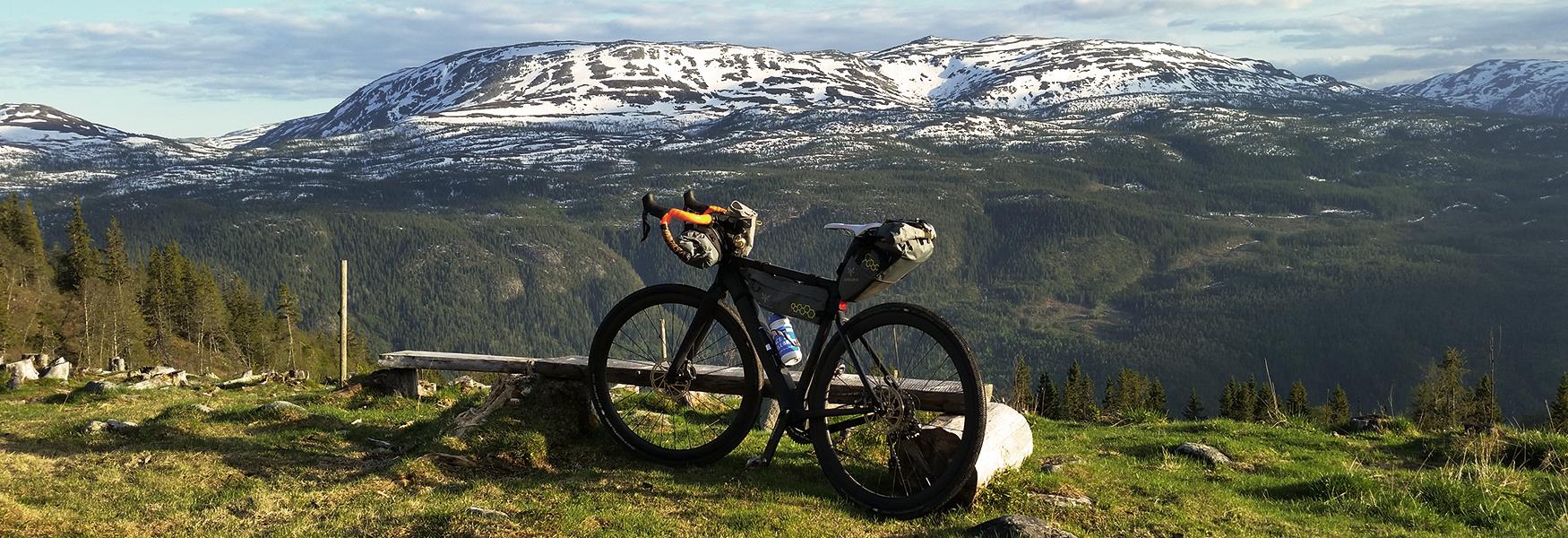 Bickepacking routes in Telemark
