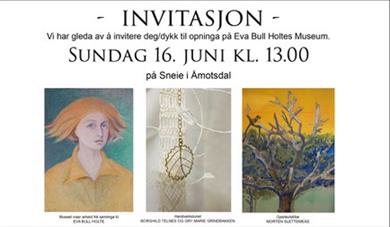 Opning av sommarutstilling 2024 på Eva Bull Holtes Museum