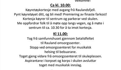 17. mai på Rauland