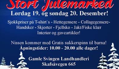 Julemarked på Gamle Svingen Landhandleri