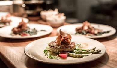 French-inspired dishes are served at Merci Restaurant in Porsgrunn