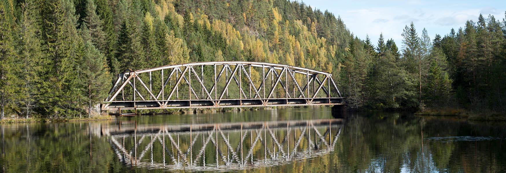 Railway bridge in Notodden