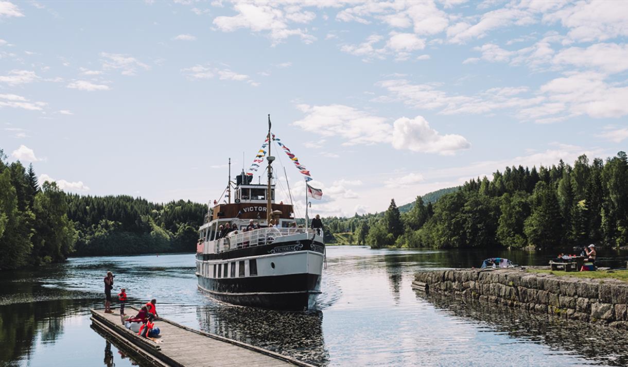 The Telemark Canal Boat tours in Skien, Skien Skien