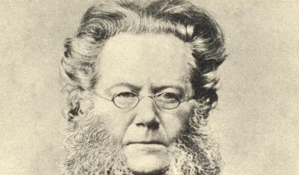 en foto of Henrik Ibsen