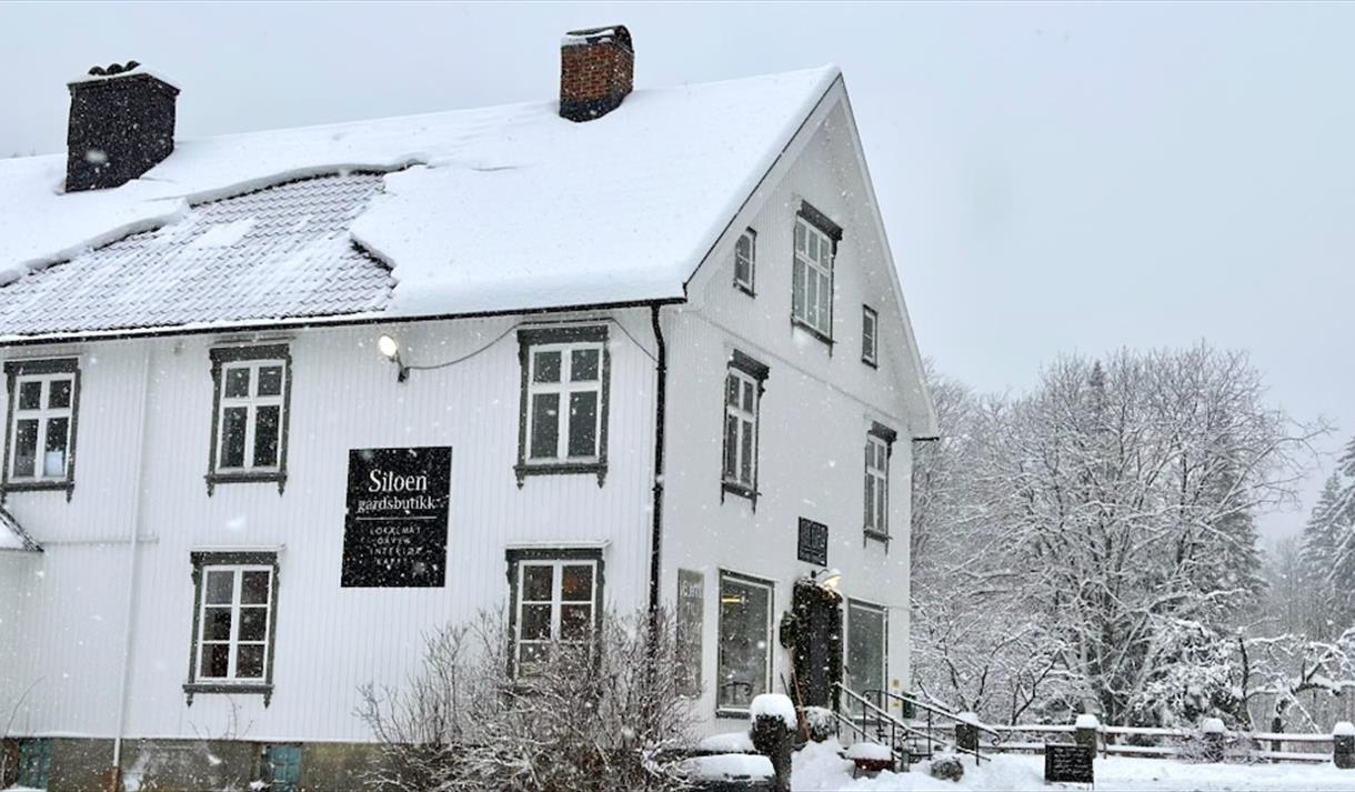 The Silo Farm Shop in winter
