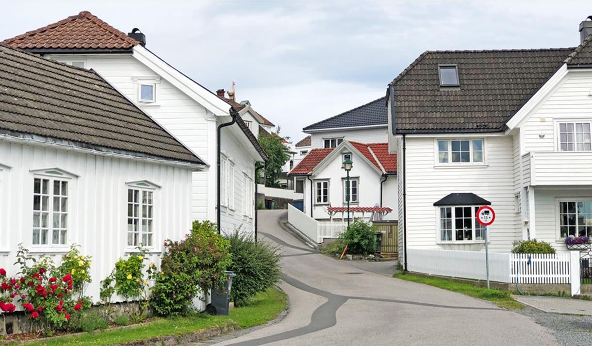 residential building in a small street in Stathelle