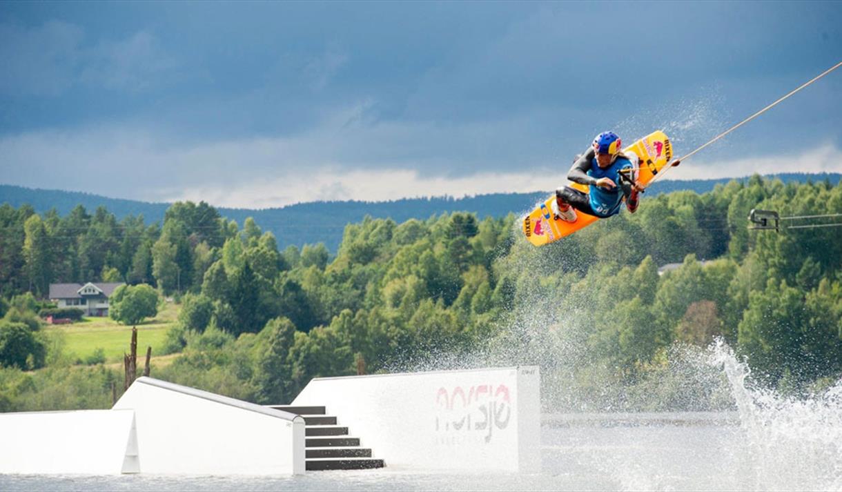 Norsjø cable park at Norsjø Ferieland