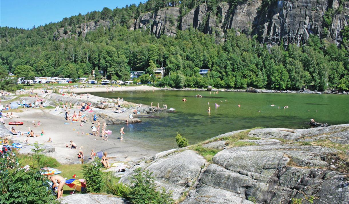 beach at Rognstranda Camping