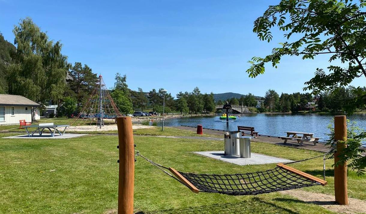 playground in Treungen center