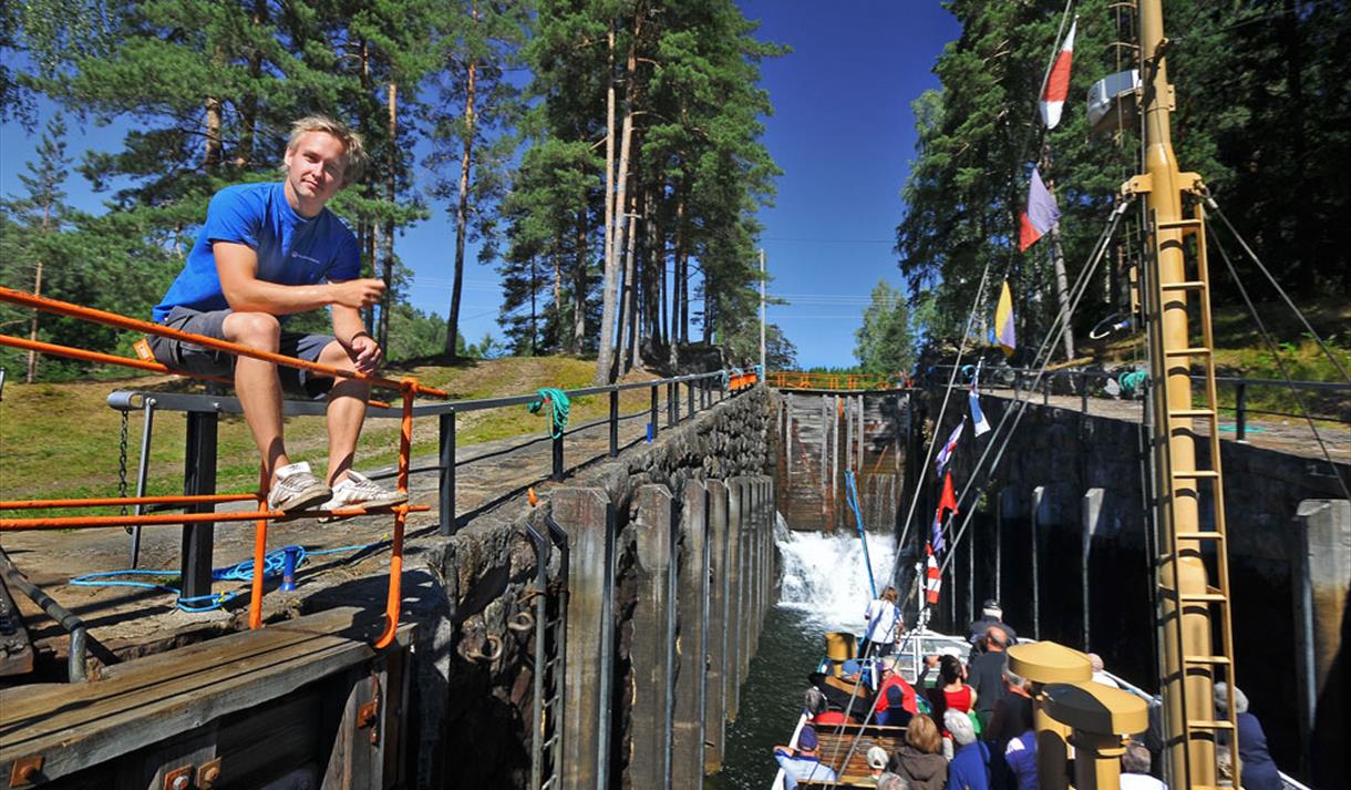 The Telemark Canal Boat tours in Skien, Skien Skien
