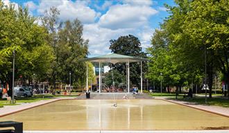 The playground in Rådhusparken