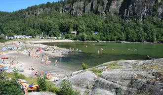 beach at Rognstranda Camping
