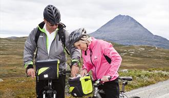 It is easy to navigate at Kraftvegen on Hardangervidda