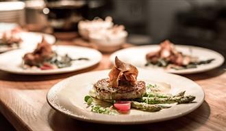 French-inspired dishes are served at Merci Restaurant in Porsgrunn