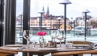 table at Becks Brasserie Skien