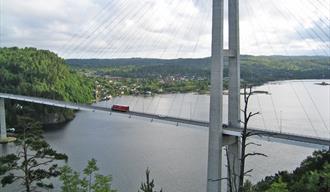 Viewpoint, in the end of the path