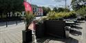 the terrace bar in Porsgrunn