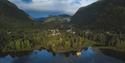 drone photo of Soria Moria sauna