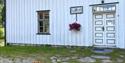 This is a picture of the outside of the gallery.