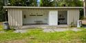 sanitary building at Morgedal camping