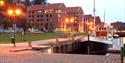 Hotel by the quay in Skien, where the beatiful Telemark Canal begins.