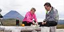 Nice lunch spots along Kraftvegen at Hardangervidda