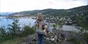 Viewpoint to Brevik and the brigde of Grenland