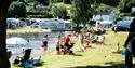 bathing beach at Beverøya Camping