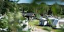 caravan and cabin at Beverøya Camping