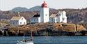 Langøytangen lighthouse on Langøya island