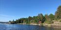 Bathing spot at the Helle Fjord