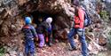 group of children walks Hanakamjuvet , photo: Hamish Moore