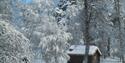 Winter at Fyresdal bygdemuseum.