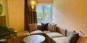 living room at Barn Apartment at Brokke Farm