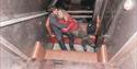 couple sitting in the cable car  Gaustabanen