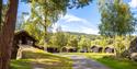 the cabins at Groven Camping