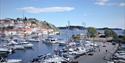 At Gunnarsholmen there are toilet- and shower facilities. Water and electricity is available.