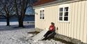 Enjoying the wintersun!