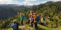 group of children on a trip