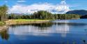 Vrådal Golf Course seen from the water