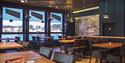 the tables at Jimmy's restaurant and bar in Porsgrunn