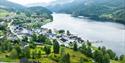 drone picture of Kviteseid